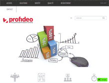 Tablet Screenshot of corporate.profideo.com